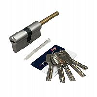 Цилиндровый механизм ABUS X6R491-27 65мм (35/30) ключ/шток NI (матовый никель)
