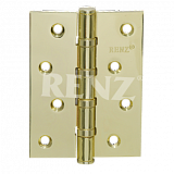 Дверная петля универ. RENZ 100мм (матовая латунь) 100-4BB FH SB