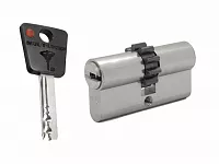 Цилиндровый механизм Mul-T-Lock 7х7 ШЕСТЕРЕНКА 85мм (50х35) ключ/ключ (никель)
