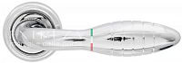 Дверная ручка Extreza MIREL (Мирел) 316 на розетке R01 полированный хром F04