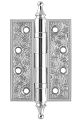 Дверная петля унив. Armadillo мод. Castillo 102мм CL 500-A4 102x76x3,5 SILVER-925 (серебро 925)