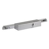 Дверной доводчик НОРА-M со скользящей тягой 830 Slider 25-80кг (серебро)