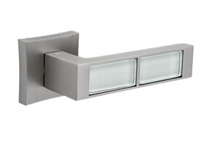 Дверная ручка ORO&ORO мод. 923-13 SC/WHG (матовый хром/ белое стекло); ?>