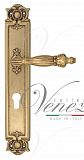 Дверная ручка на планке Venezia Olimpo CYL под цилиндр PL97 (франц. золото)