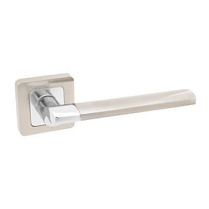 Ручки дверные Code Deco H-22092-A-NIS/CR (матовый никель/хром); ?>