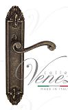 Дверная ручка на планке Venezia Vivaldi PASS проходная PL90 (ант. бронза)