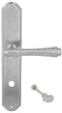 Дверная ручка на планке Extreza Piero 326 WC сантехническая PL01 (матовый хром) F05