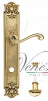 Дверная ручка на планке Venezia Vivaldi WC сантехническая PL97 (полир. латунь)