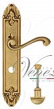 Дверная ручка на планке Venezia Vivaldi WC сантехническая PL90 (франц. золото)