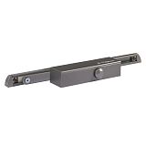 Дверной доводчик НОРА-M со скользящей тягой 820 Slider 25-70кг (графит)