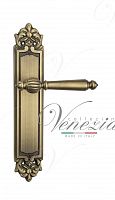 Дверная ручка на планке Venezia Pellestrina PASS проходная PL96 (мат. бронза)