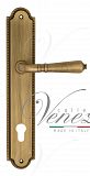 Дверная ручка на планке Venezia Vignole CYL под цилиндр PL98 (мат. бронза)