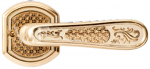 Дверная ручка Val de Fiori мод. Ризарди (латунь блест. с эмалью); ?>