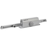 Дверной доводчик НОРА-M со скользящей тягой 450 Slider ISPARUS 110-160кг (серый)