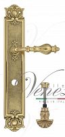 Дверная ручка на планке Venezia Gifestion WC-4 сантехническая PL97 (полир. латунь)