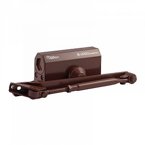 Дверной доводчик НОРА-M 510 F URBOnization с фиксацией 15-60кг (коричневый); ?>