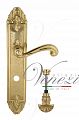 Дверная ручка на планке Venezia Carnevale WC-4 сантехническая PL90 (полир. латунь)