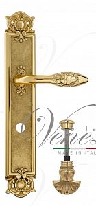 Дверная ручка на планке Venezia Casanova WC-4 сантехническая PL97 (полир. латунь); ?>
