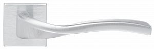 Дверная ручка Extreza Hi-Tech Slim PERLA 114 R11 квадратное основание F05 (матовый хром); ?>