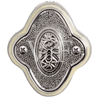 Фиксатор сантехнический Val de Fiori BK 73 CP/W (хром блестящий с эмалью)