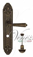 Дверная ручка на планке Venezia Vignole WC сантехническая PL90 (ант. бронза)
