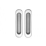 Ручка для раздвижных дверей Archie Sillur проходная A-K05-V0 P.CHROME/S.CHROME