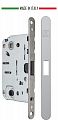 Врезной замок магнитный с доводчиком KOBLENZ SPINOFF WC96 сантехнический CS (матовый хром)