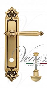 Дверная ручка на планке Venezia Pellestrina WC сантехническая PL96 (франц. золото); ?>