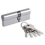 Цилиндровый механизм НОРА-М ЕСО-STD Z 90мм (50/40) Л ключ/ключ (хром)