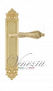 Дверная ручка на планке Venezia Monte Cristo PASS проходная PL96 (полир. латунь); ?>