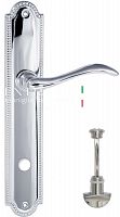 Дверная ручка на планке Extreza Agata 310 WC сантехническая PL03 (полированный хром) F04