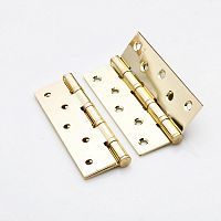 Дверная петля универ. RENZ 125- 4BB FH сталь, без головы PB (латунь блестящая)