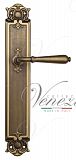 Дверная ручка на планке Venezia Classic PASS проходная PL97 (мат. бронза)
