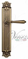 Дверная ручка на планке Venezia Classic PASS проходная PL97 (мат. бронза)