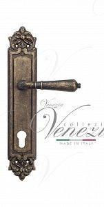 Дверная ручка на планке Venezia Vignole CYL под цилиндр PL96 (ант. бронза); ?>