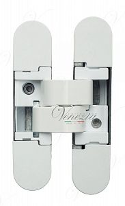 Дверная петля скрытой установки Venezia P101-W (белая); ?>