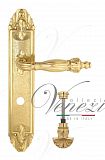 Дверная ручка на планке Venezia Olimpo WC-4 сантехническая PL90 (полир. латунь)