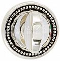 Фиксатор поворотный Extreza WC R03 натуральное серебро + черный F24