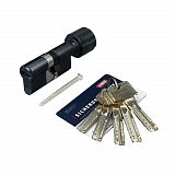 Цилиндровый механизм ABUS BRAVUS 3500 MAGNET MX PRO 100мм (50/50В) ключ/вертушка MBL (матовый черный)
