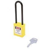 Навесной замок BD-G32 нейлоновая дужка Yellow (желтый)