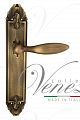 Дверная ручка на планке Venezia Maggiore PASS проходная PL90 (мат. бронза)