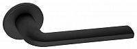 Дверная ручка Fratelli Cattini мод. LINEA 7FS-NM (матовый черный) круглое основание 5 мм (тонкое)