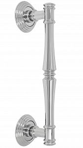 Ручка дверная скоба Extreza "PIERO" 240 мм (205 мм) R05 полированный хром F04; ?>