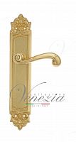 Дверная ручка на планке Venezia Carnevale PASS проходная PL96 (полир. латунь)
