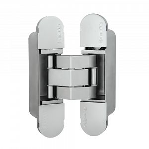 Дверная петля скрытой установки Armadillo Architect UNIVERSAL 3D-ACH U3D7000 (12060UN3D) SC (матовый хром) до 60кг; ?>