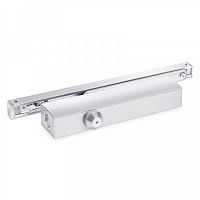 Доводчик со скользящей тягой Notedo DC-045-155 SL+HO+DA+BC до 150кг (серебро)