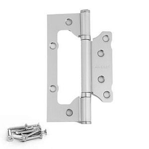 Петля без врезки Avers 125мм (матовый никель) 125*75*2,5-B2-NIS; ?>