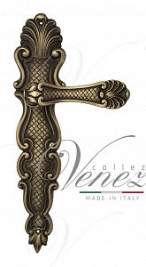 Дверная ручка на планке Venezia Fenice PASS проходная PL92 (мат. бронза); ?>