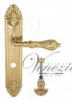 Дверная ручка на планке Venezia Monte Cristo WC-4 сантехническая PL90 (полир. латунь)