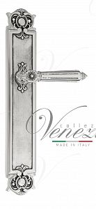 Дверная ручка на планке Venezia Castello PASS проходная PL97 (натур. серебро + чернение); ?>